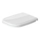 Duravit WC-Sitz D-Code o. Absenkaut. Scharniere Edelstahl, weiß-1