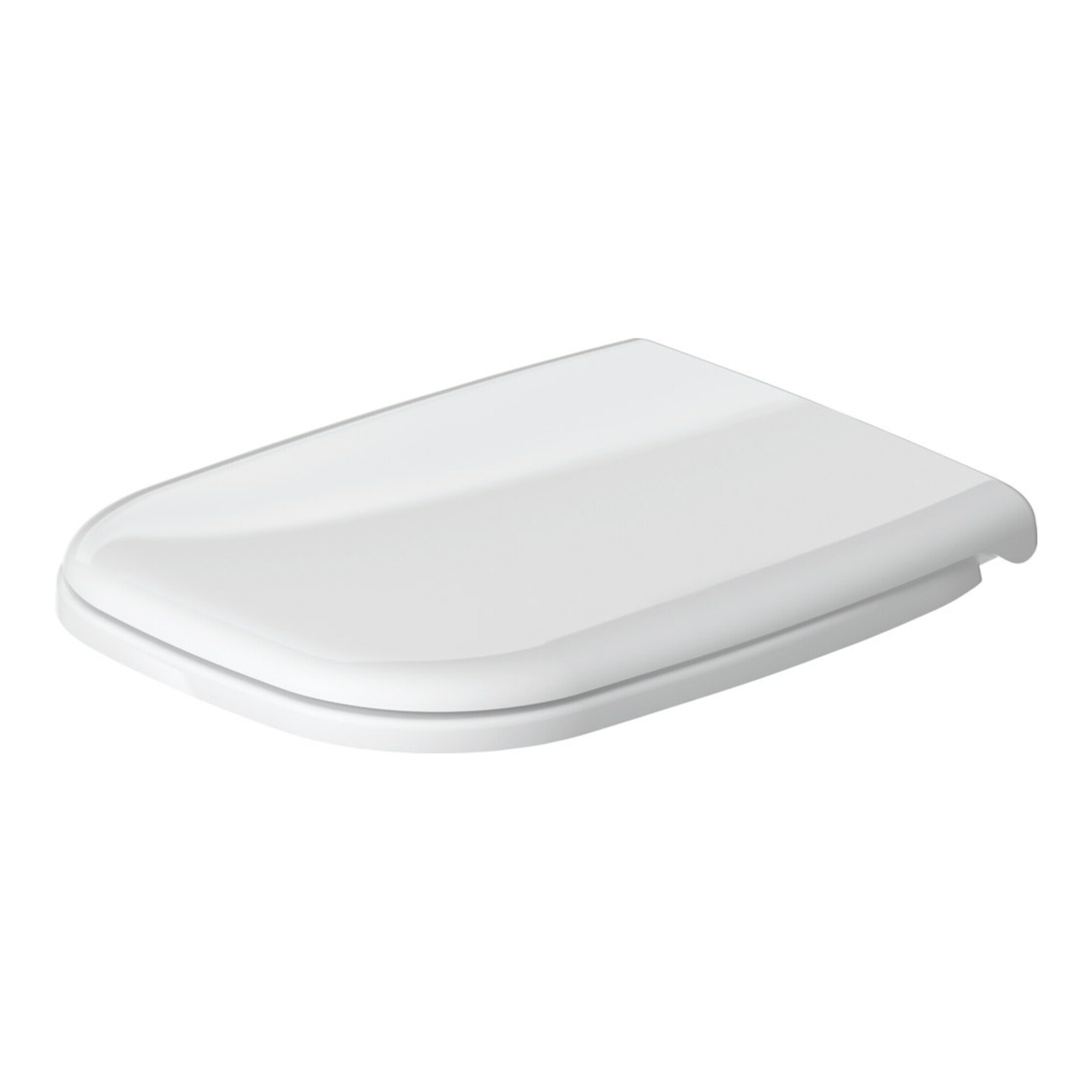 Duravit WC-Sitz D-Code o. Absenkaut. Scharniere Edelstahl, weiß