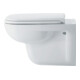 Duravit WC-Sitz D-Code o. Absenkaut. Scharniere Edelstahl, weiß-4