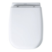 Duravit WC-Sitz D-Code o. Absenkaut. Scharniere Edelstahl, weiß-5