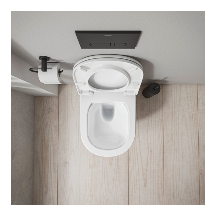 Duravit WC-Sitz D-Code ohne Absenkautomatik, abnehmbar, weiß