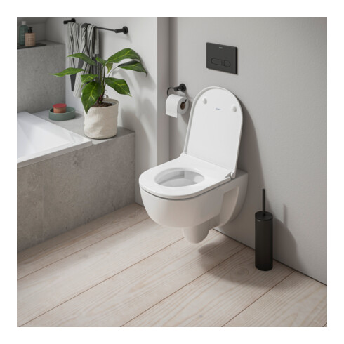 Duravit WC-Sitz D-Code ohne Absenkautomatik, abnehmbar, weiß