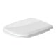 Duravit WC-Sitz D-Code Compact o. Absenkaut., Scharn. Edelstahl, weiß-1