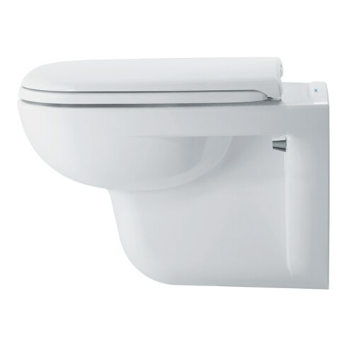 Duravit D-Code Compact Abattant WC sans frein de chute, charnières inox, blanc