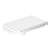 Duravit WC-Sitz D-Code Vital o. Absenkaut., Scharn. Edelstahl, weiß