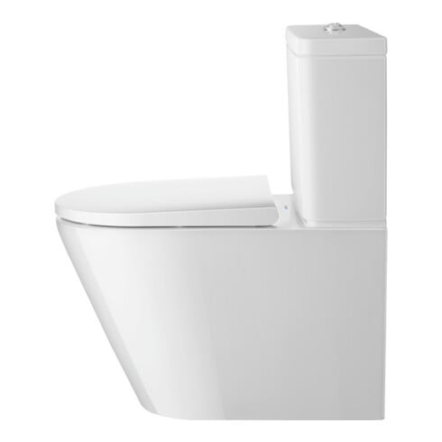 Duravit WC-Sitz D-Neo m Absenkaut., Scharniere Edelstahl, weiß