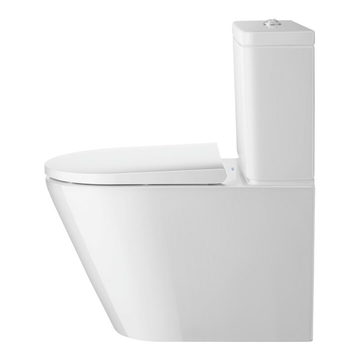 Duravit WC-Sitz D-Neo m Absenkaut., Scharniere Edelstahl, weiß