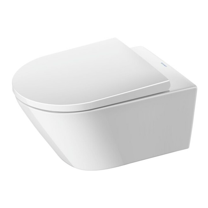 Duravit WC-Sitz D-Neo m Absenkaut., Scharniere Edelstahl, weiß