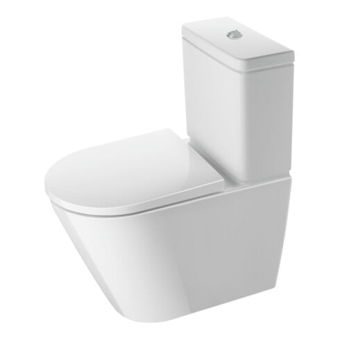 Duravit WC-Sitz D-Neo m Absenkaut., Scharniere Edelstahl, weiß