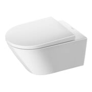 Duravit WC-Sitz D-Neo o. Absenkaut., Scharn. Edelstahl, weiß-2