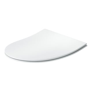 Duravit WC-Sitz D-shaped m Abs, abn., 42,1cm, Uni, Scha. ES, we.