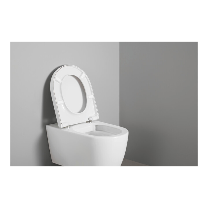 Duravit WC-Sitz D-shaped m Abs, abn., 43,2cm, Uni, Scha. ES, we.