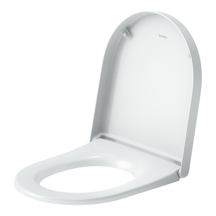 Duravit WC-Sitz D-shaped m Abs, abn., 43,2cm, Uni, Scha. ES, we.