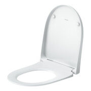 Duravit WC-Sitz D-shaped m Abs, abn., 43,8cm, Uni, Scha. ES, we.-2