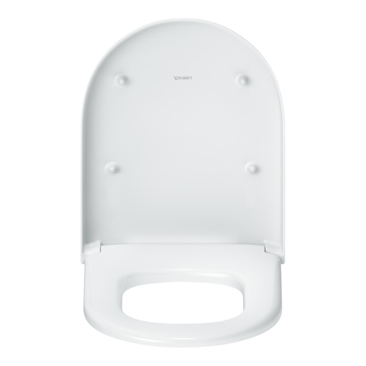 Duravit WC-Sitz D-shaped m Abs, abn., 45,5cm, Uni, Scha. ES, we.