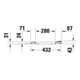 Duravit WC-Sitz D-shaped m Abs, abn., 45,5cm, Uni, Scha. ES, we.