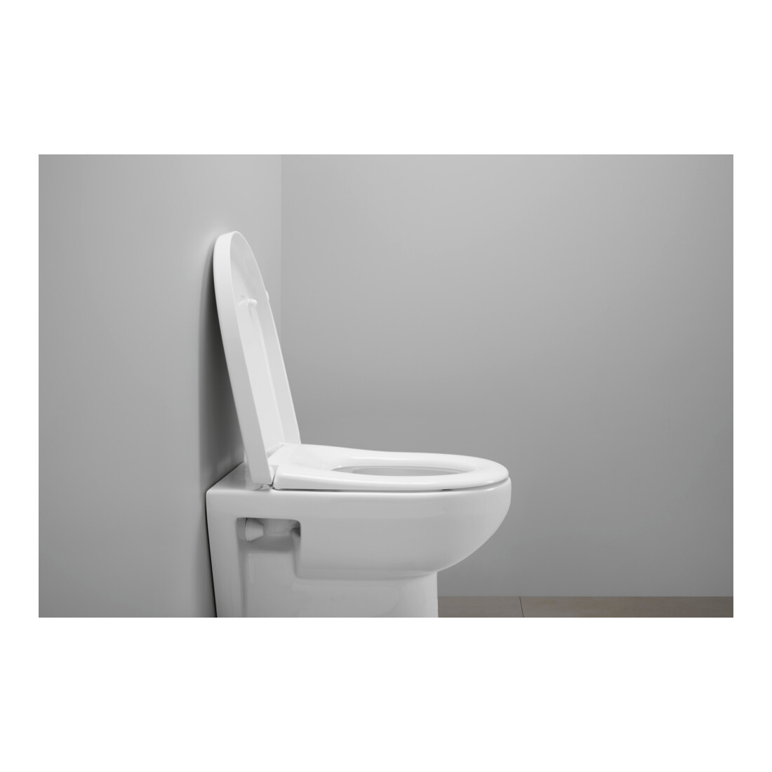 Duravit WC-Sitz D-shaped m Abs, abn., 45,7cm, Uni, Scha. ES, we.