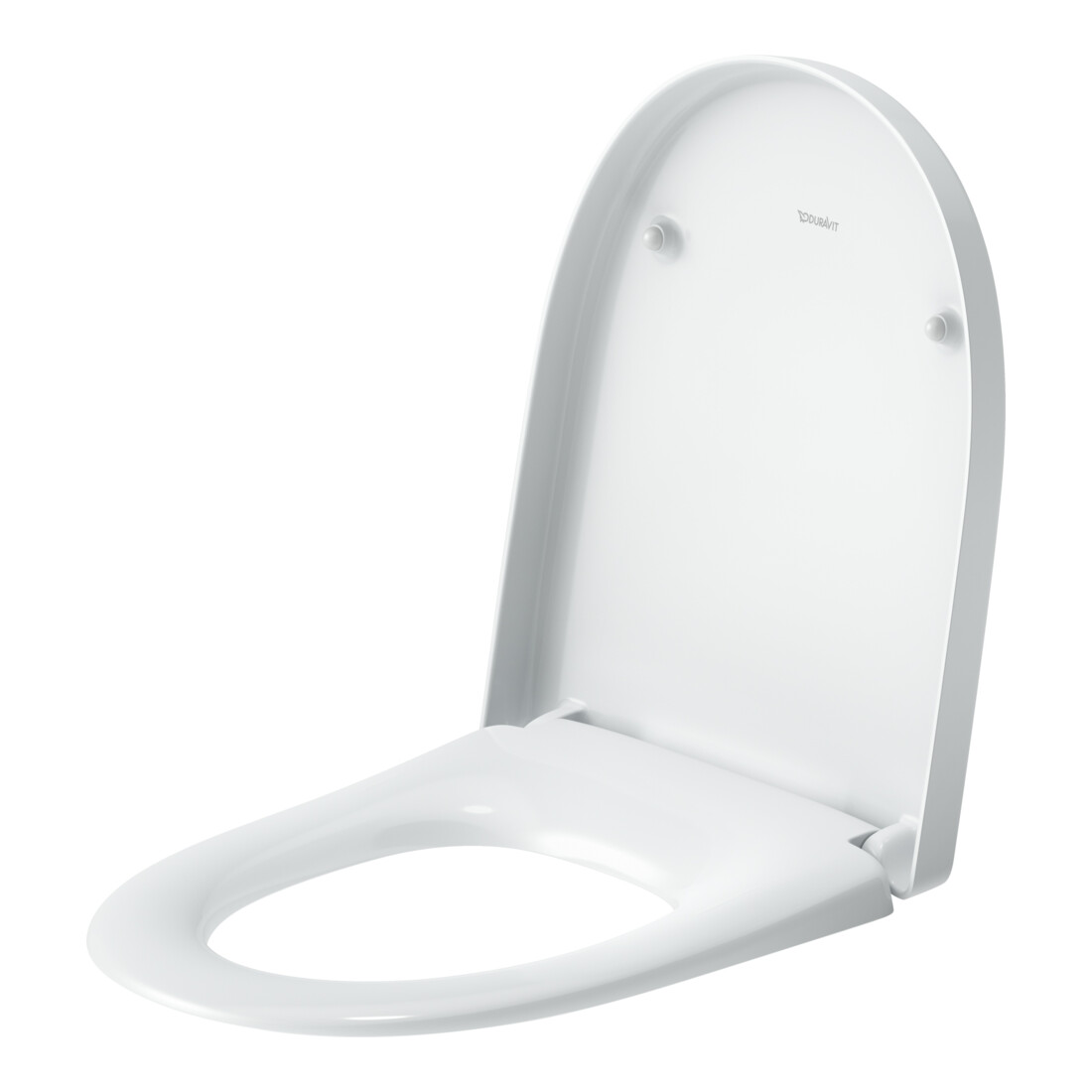 Duravit WC-Sitz D-shaped m Abs, abn., 45,7cm, Uni, Scha. ES, we.