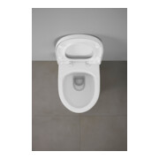 Duravit WC-Sitz D-shaped m Abs, abn., 45,7cm, Uni, Scha. ES, we.-5