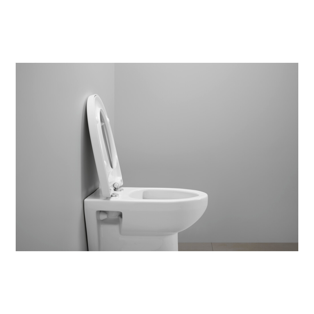 Duravit WC-Sitz D-shaped m Abs, abn., 45,7cm, Uni, Scha. ES, we.
