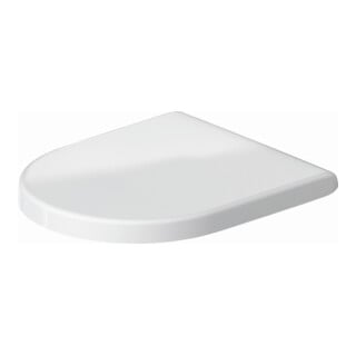 Duravit WC-Sitz Darling New o. Absenkaut., Scharn. Edelstahl, weiß