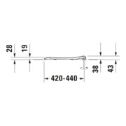 Duravit WC-Sitz Duraplus Scharn. ES, o. Absenkautomatik, pergamon-2