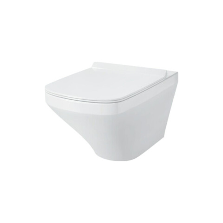 Duravit WC-Sitz DuraStyle m Absenkaut., abnehmb., Scharn. ES, weiß