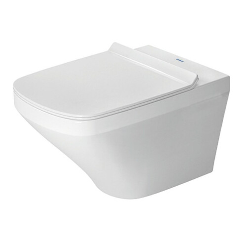 Duravit WC-Sitz DuraStyle o. Absenkaut., Scharn. Edelstahl, weiß