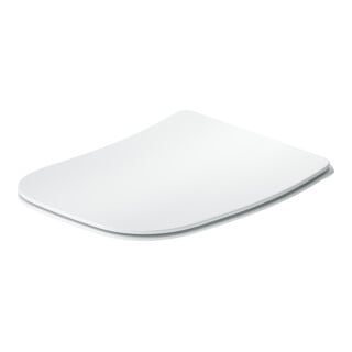 Duravit WC-Sitz eckig m Abs, abn., 43,4cm, Uni, Scha. ES, we.