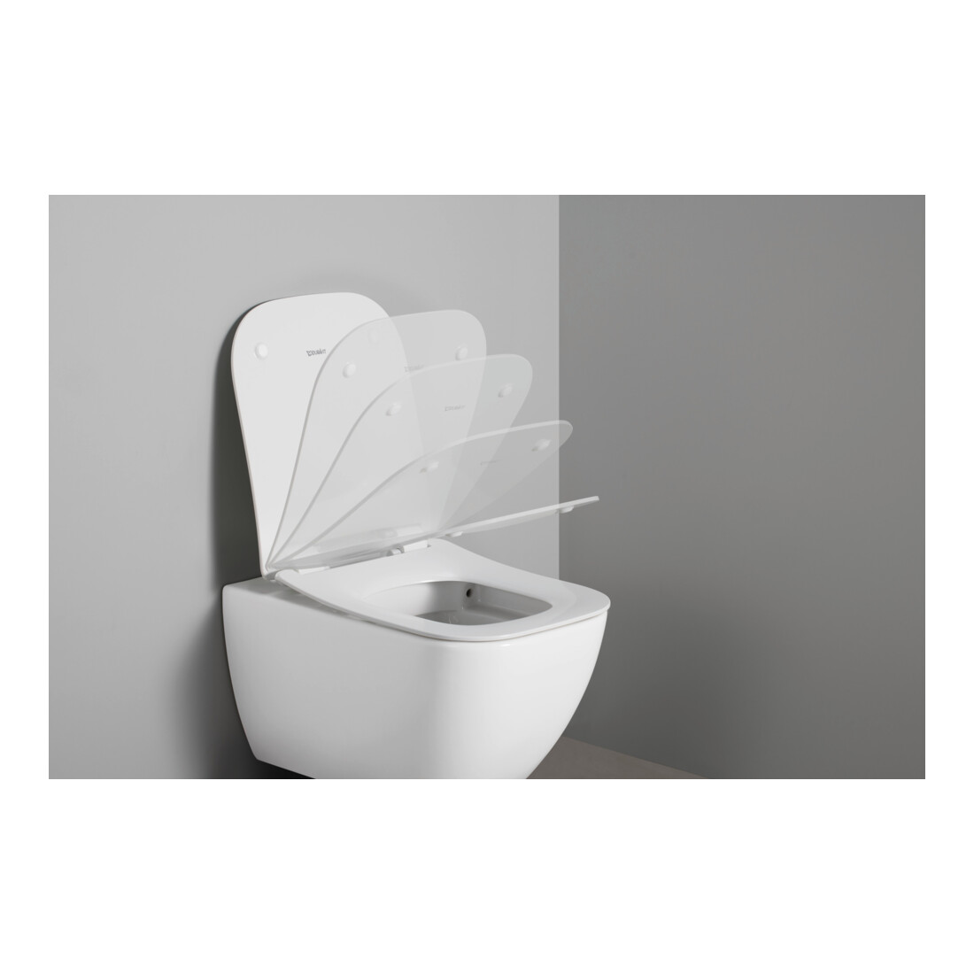 Duravit WC-Sitz eckig m Abs, abn., 43,4cm, Uni, Scha. ES, we.