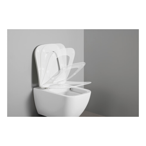 Duravit WC-Sitz eckig m Abs, abn., 43,4cm, Uni, Scha. ES, we.