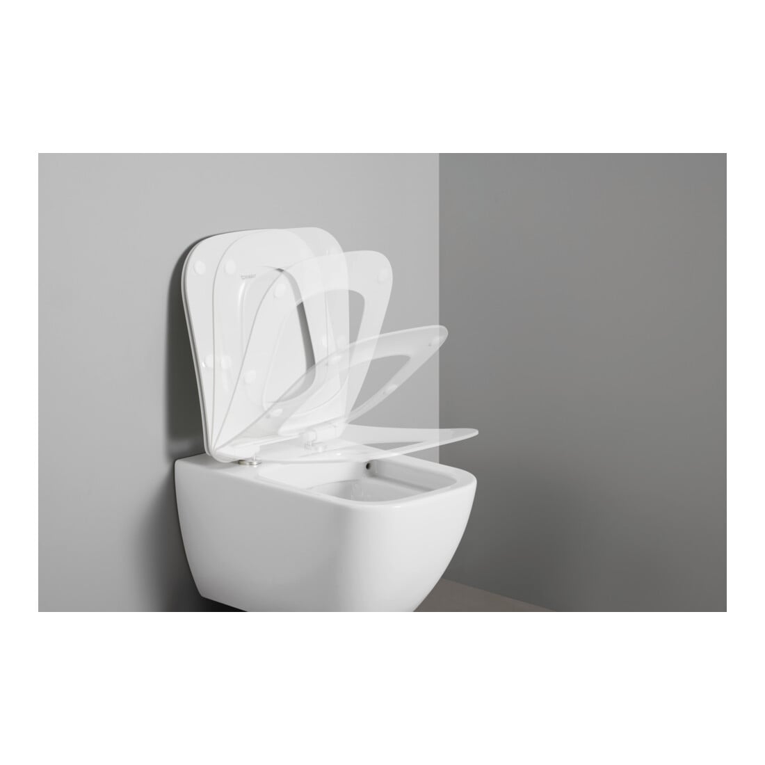 Duravit WC-Sitz eckig m Abs, abn., 43,4cm, Uni, Scha. ES, we.