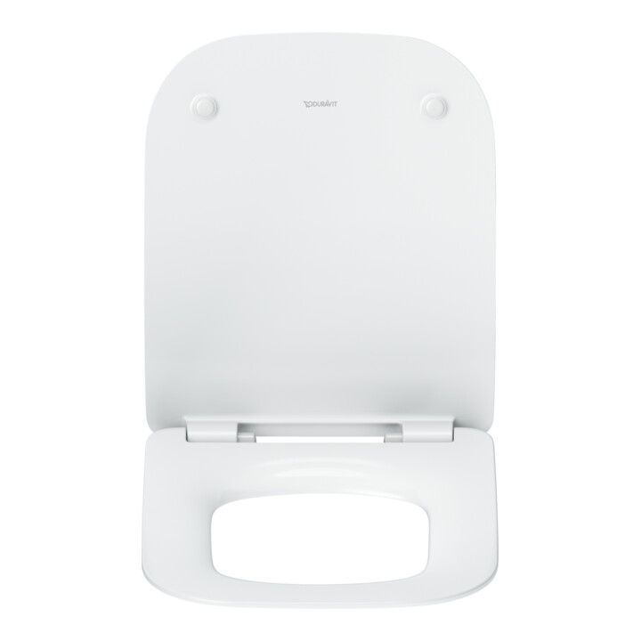 Duravit WC-Sitz eckig m Abs, abn., 43,4cm, Uni, Scha. ES, we.