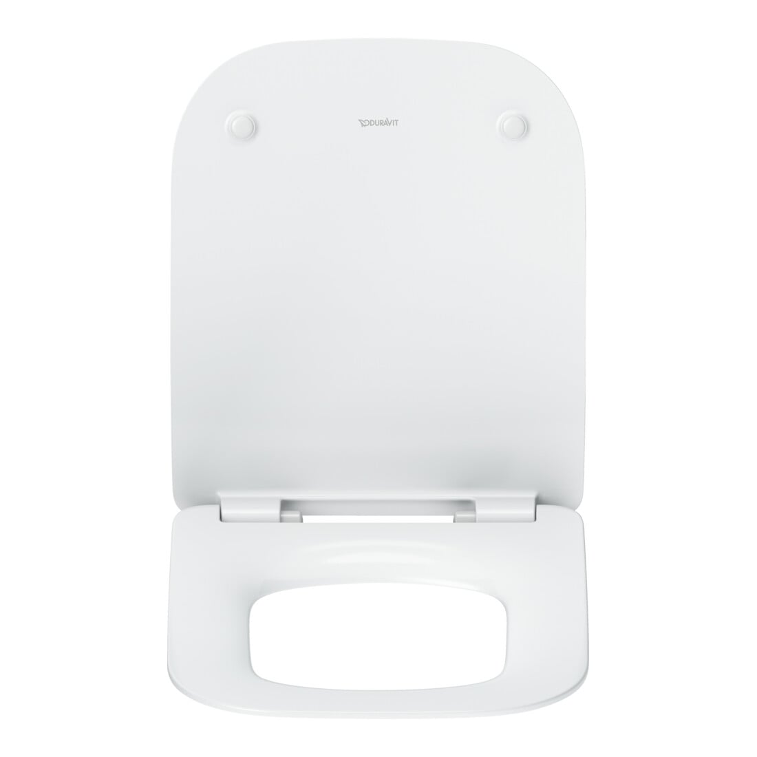Duravit WC-Sitz eckig m Abs, abn., 43,4cm, Uni, Scha. ES, we.