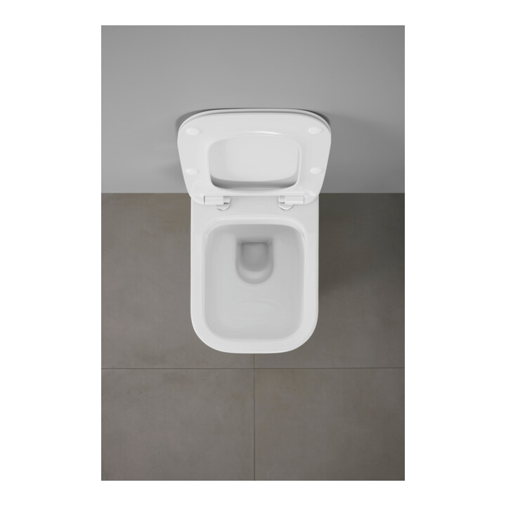 Duravit WC-Sitz eckig m Abs, abn., 43,4cm, Uni, Scha. ES, we.