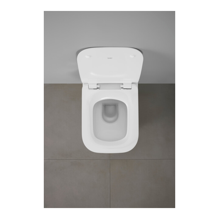 Duravit WC-Sitz eckig m Abs, abn., 43,4cm, Uni, Scha. ES, we.