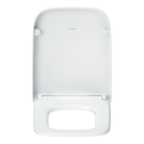 Duravit WC-Sitz eckig m Abs, abn., 43,8cm, Uni, Scha. ES, we.