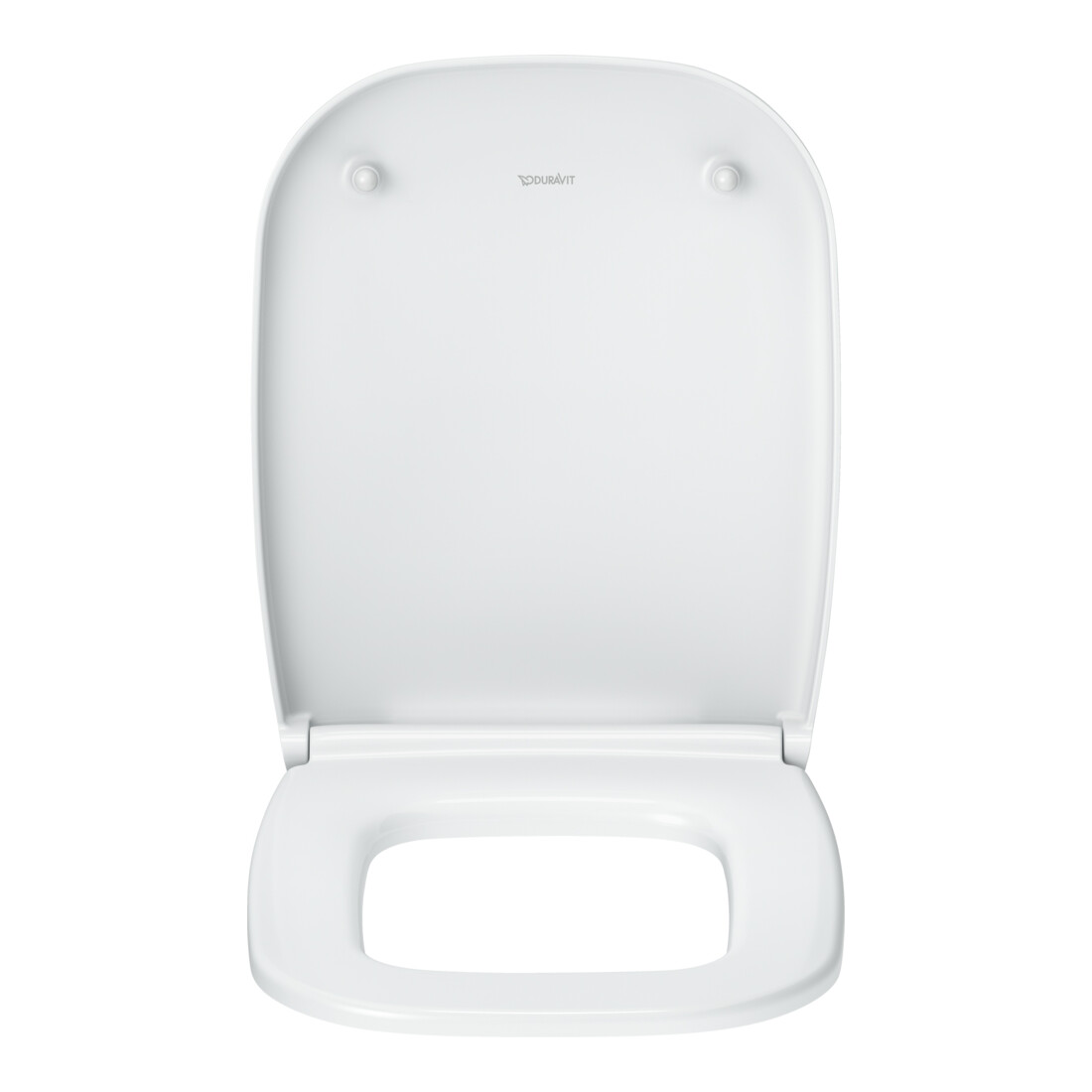 Duravit WC-Sitz eckig m Abs, abn., 44,3cm, Uni, Scha. ES, we.
