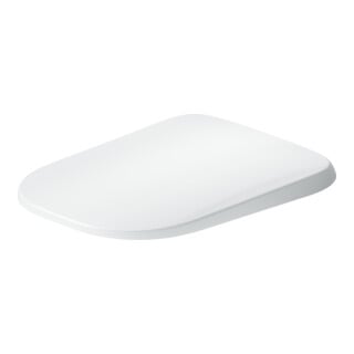 Duravit WC-Sitz eckig m Abs, abn., 44,8cm, Uni, Scha. ES, we.