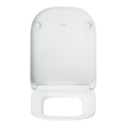 Duravit WC-Sitz eckig m Abs, abn., 44,8cm, Uni, Scha. ES, we.-4