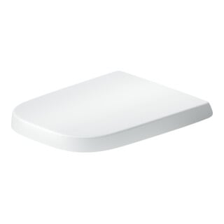 Duravit WC-Sitz eckig m Abs, abn., 44,8cm, Uni, Scha. ES, we.