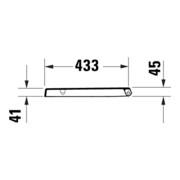 Duravit WC-Sitz eckig m Abs, abn., 44,8cm, Uni, Scha. ES, we.-5