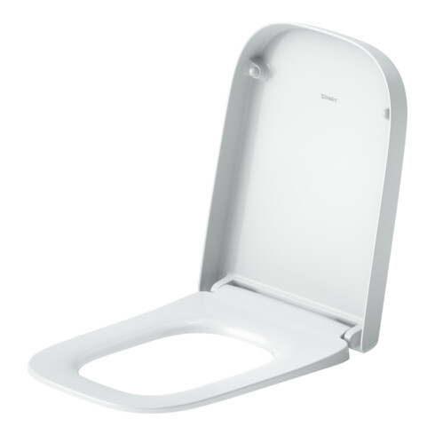 Duravit WC-Sitz eckig m Abs, abn., 44,8cm, Uni, Scha. ES, we.