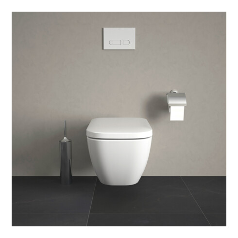 Duravit WC-Sitz Happy D.2 avec abaissement, charnières prolongées, blanc