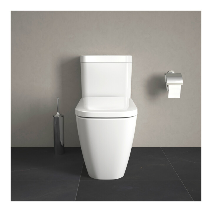 Duravit WC-Sitz Happy D.2 avec abaissement, charnières prolongées, blanc
