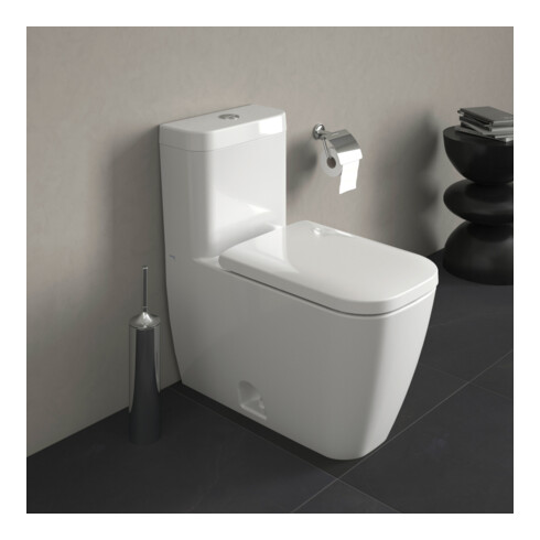Duravit WC-Sitz Happy D.2 avec abaissement, charnières prolongées, blanc