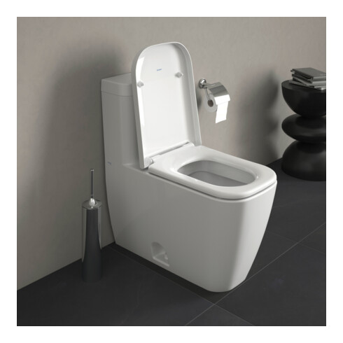 Duravit WC-Sitz Happy D.2 avec abaissement, charnières prolongées, blanc