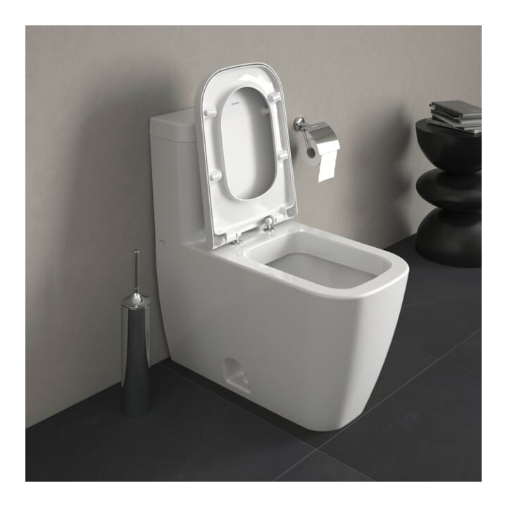 Duravit WC-Sitz Happy D.2 avec abaissement, charnières prolongées, blanc