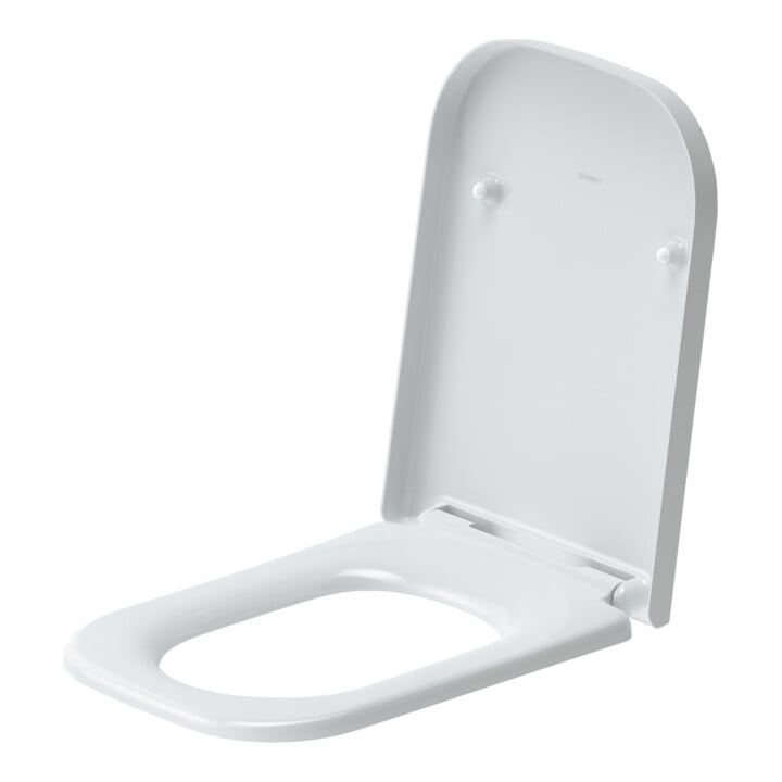 Duravit WC-Sitz Happy D.2 m Abaissement, charnières prolongées ES, blanc