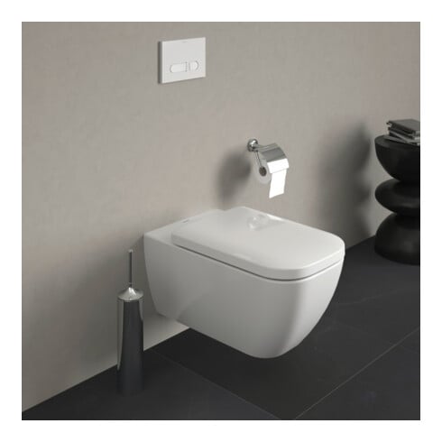 Duravit WC-Sitz Happy D.2 m Abaissement, charnières prolongées ES, blanc
